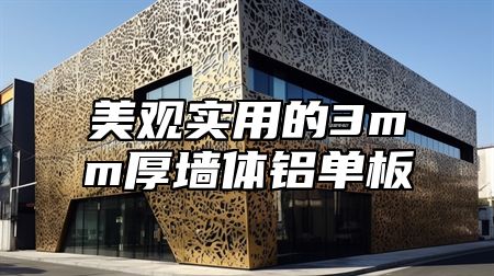 美观实用的3mm厚墙体铝单板