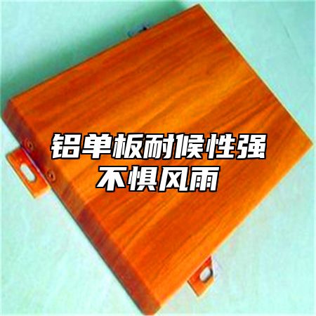 铝单板耐候性强不惧风雨