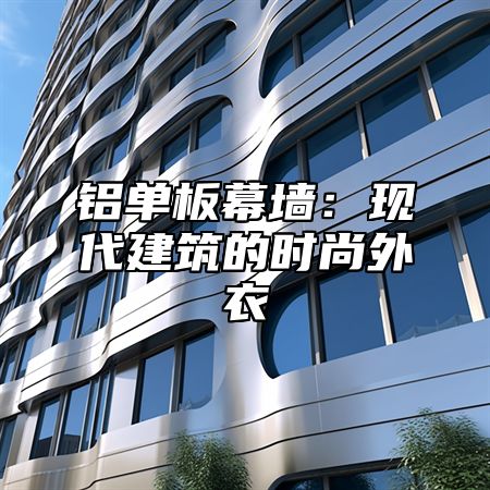 铝单板幕墙：现代建筑的时尚外衣