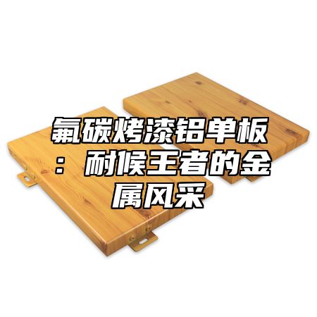 氟碳烤漆铝单板：耐候王者的金属风采