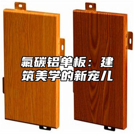 氟碳铝单板：建筑美学的新宠儿