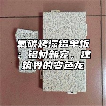 氟碳烤漆铝单板：铝材新宠，建筑界的变色龙