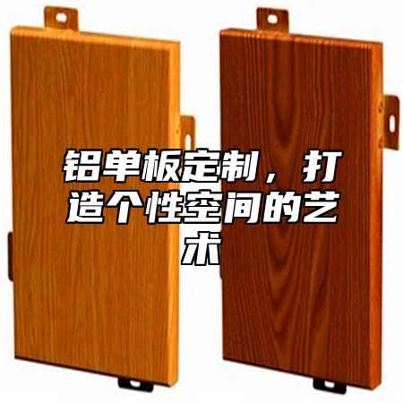 铝单板定制，打造个性空间的艺术