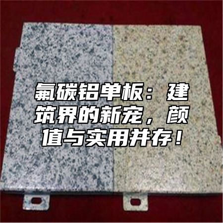 氟碳铝单板：建筑界的新宠，颜值与实用并存！