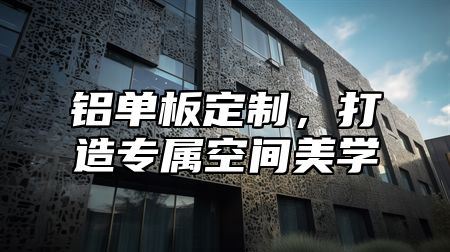 铝单板定制，打造专属空间美学