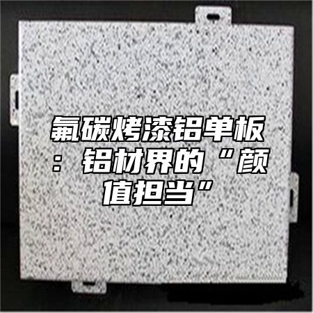 氟碳烤漆铝单板：铝材界的“颜值担当”