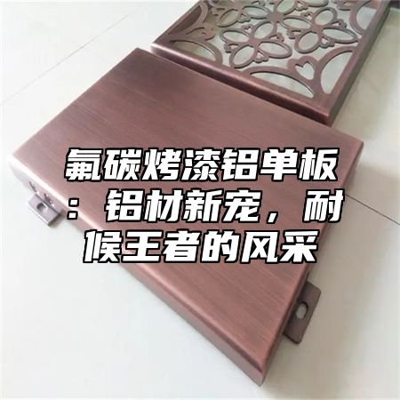 氟碳烤漆铝单板：铝材新宠，耐候王者的风采