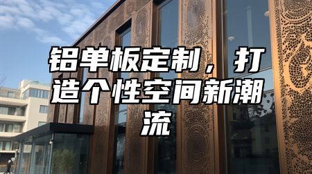 铝单板定制，打造个性空间新潮流