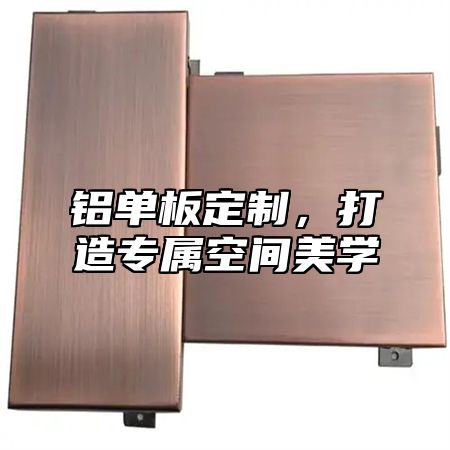 铝单板定制，打造专属空间美学