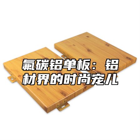 氟碳铝单板：铝材界的时尚宠儿