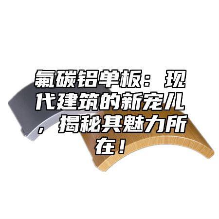 氟碳铝单板：现代建筑的新宠儿，揭秘其魅力所在！