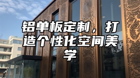 铝单板定制，打造个性化空间美学